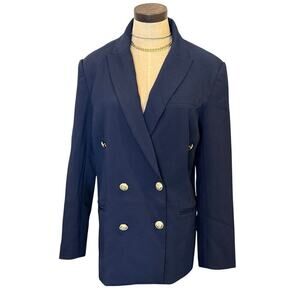 ENDLESS ROSE Navy Blue Blazer Jacket Top Women's size M